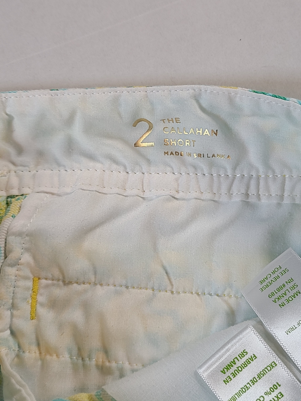 Lilly Pulizter Women's Tropical Palm Callahan Shorts Hawaii Aloha Beach Size 2 - Picture 5 of 13